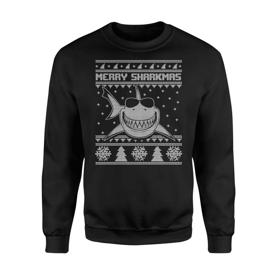 Christmas – Shark – Merry Sharkmas Sweatshirt