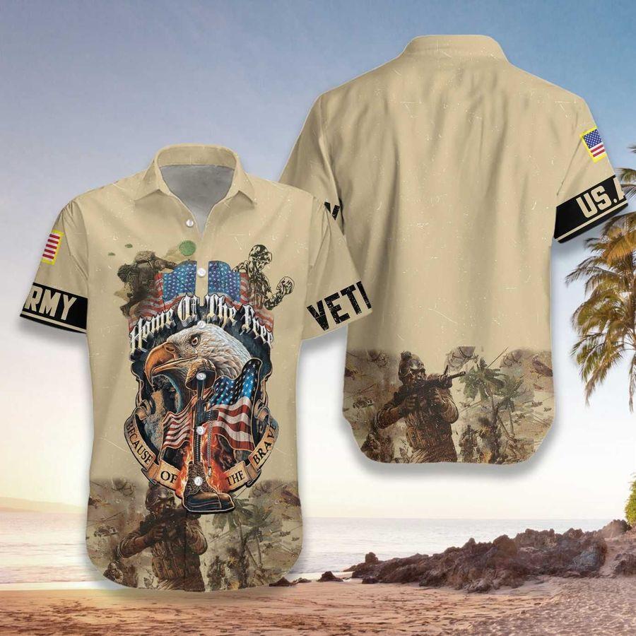 Army Veteran Hawaiian Shirt | For Men & Women | Adult | Hw8382