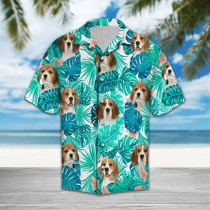 Beagle Tropical Hawaii Shirt Unisex Adult Ha24146