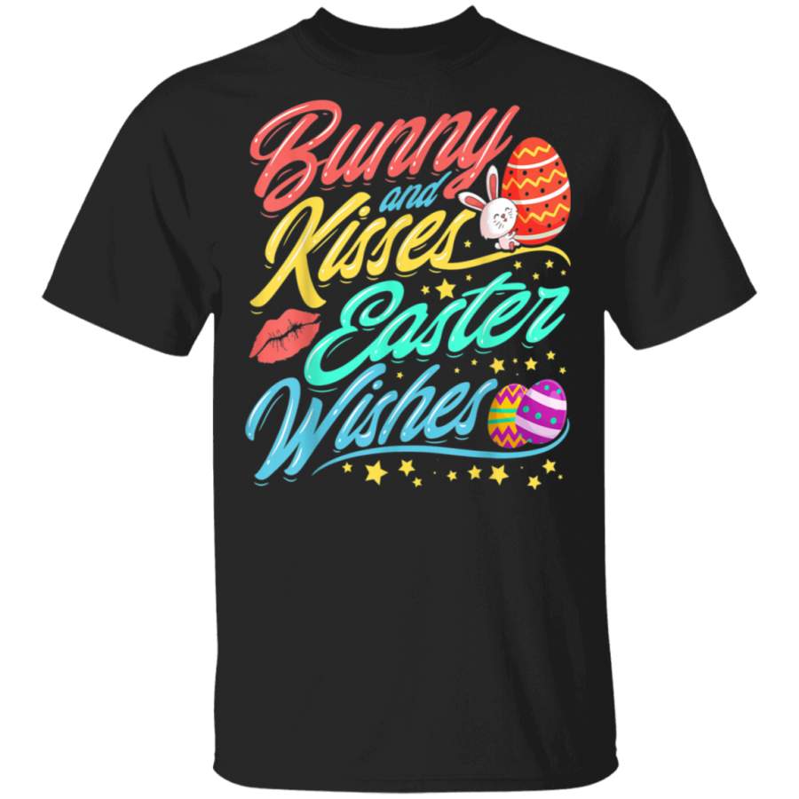 Bunny And Kisses Easter Wishes Easter Egg Gift T Shirt