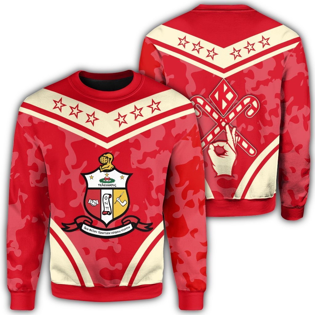 Greek Life Sweatshirt – Kappa Alpha Psi Camouflage Sweatshirt J09