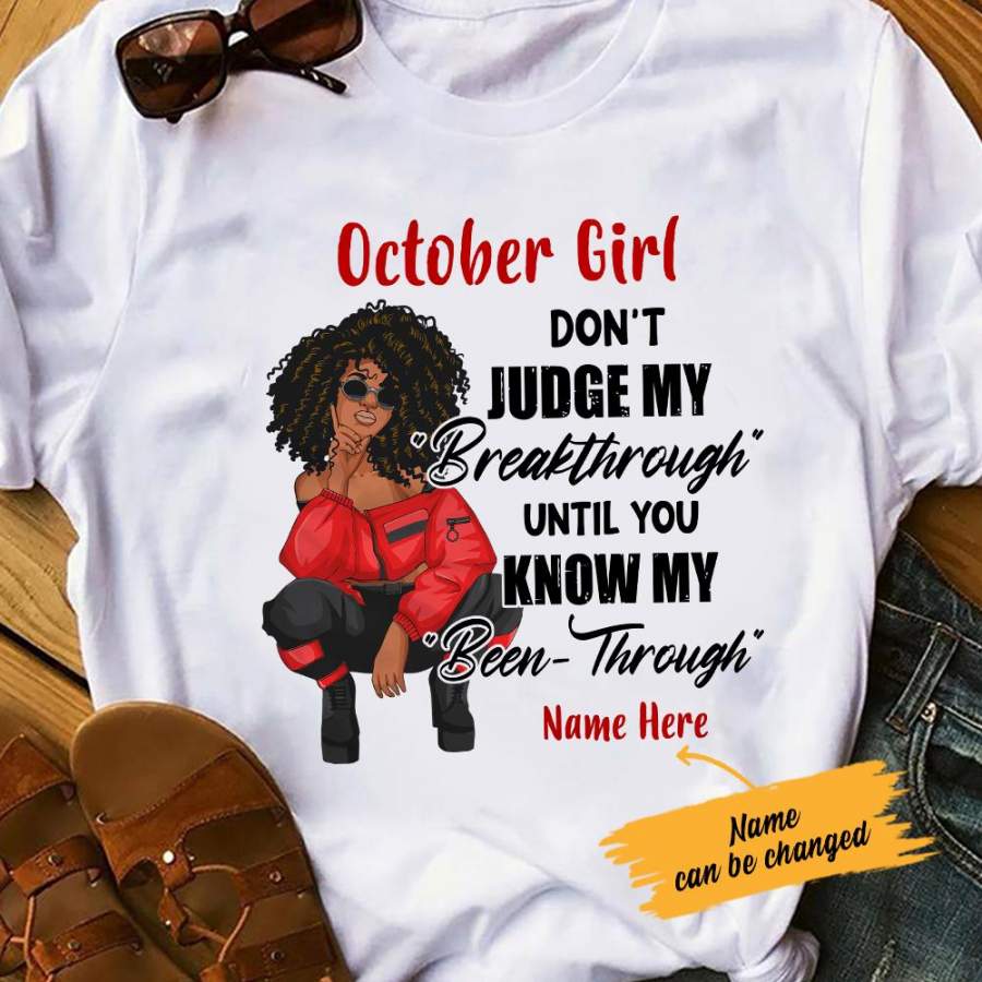 Personalized Don’t Judge BWA White T Shirt JL134 65O47