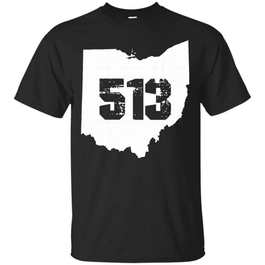 AGR Cincinnati Ohio 513 Area Code T-Shirt