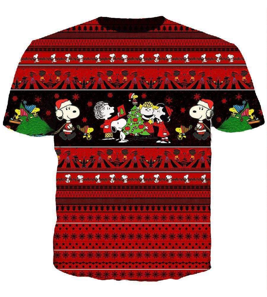 Christmas Snoopy Peanuts Hoodies – Pullover Red Hoodie