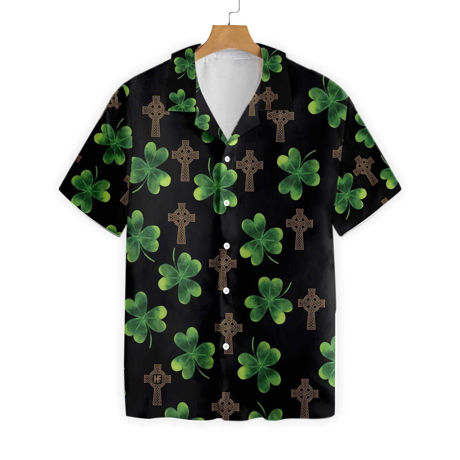 Hooligan Shamrock Irish 1801 Hawaii Shirt Ha66286