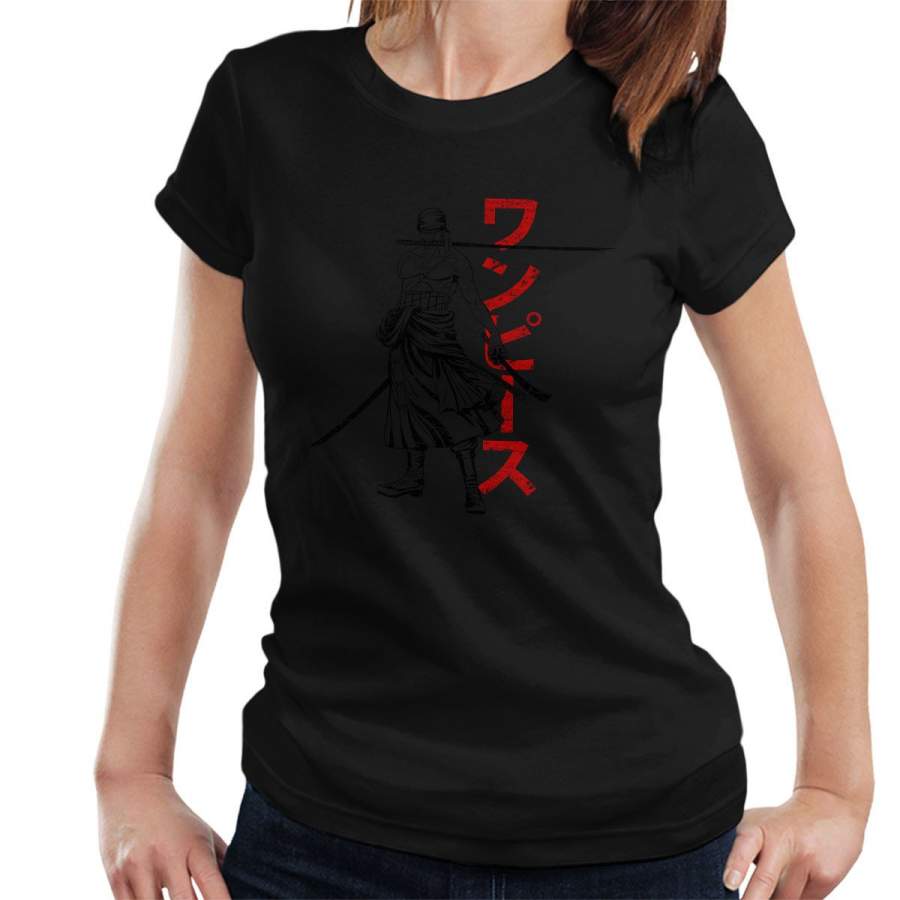 Pirate Hunter Kanji One Piece Women’s T-shirt