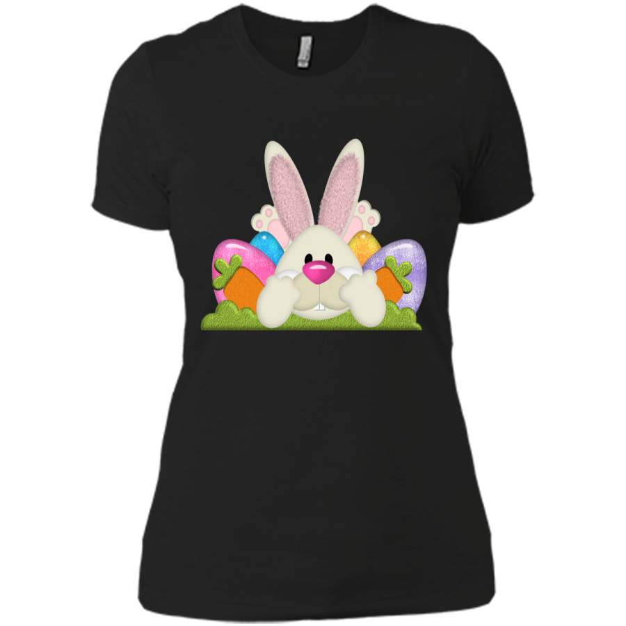 Cute Easter Shirt Funny Easter Shirt Easter Bunny Shirt Egg Next Level Ladies Boyfriend Tee