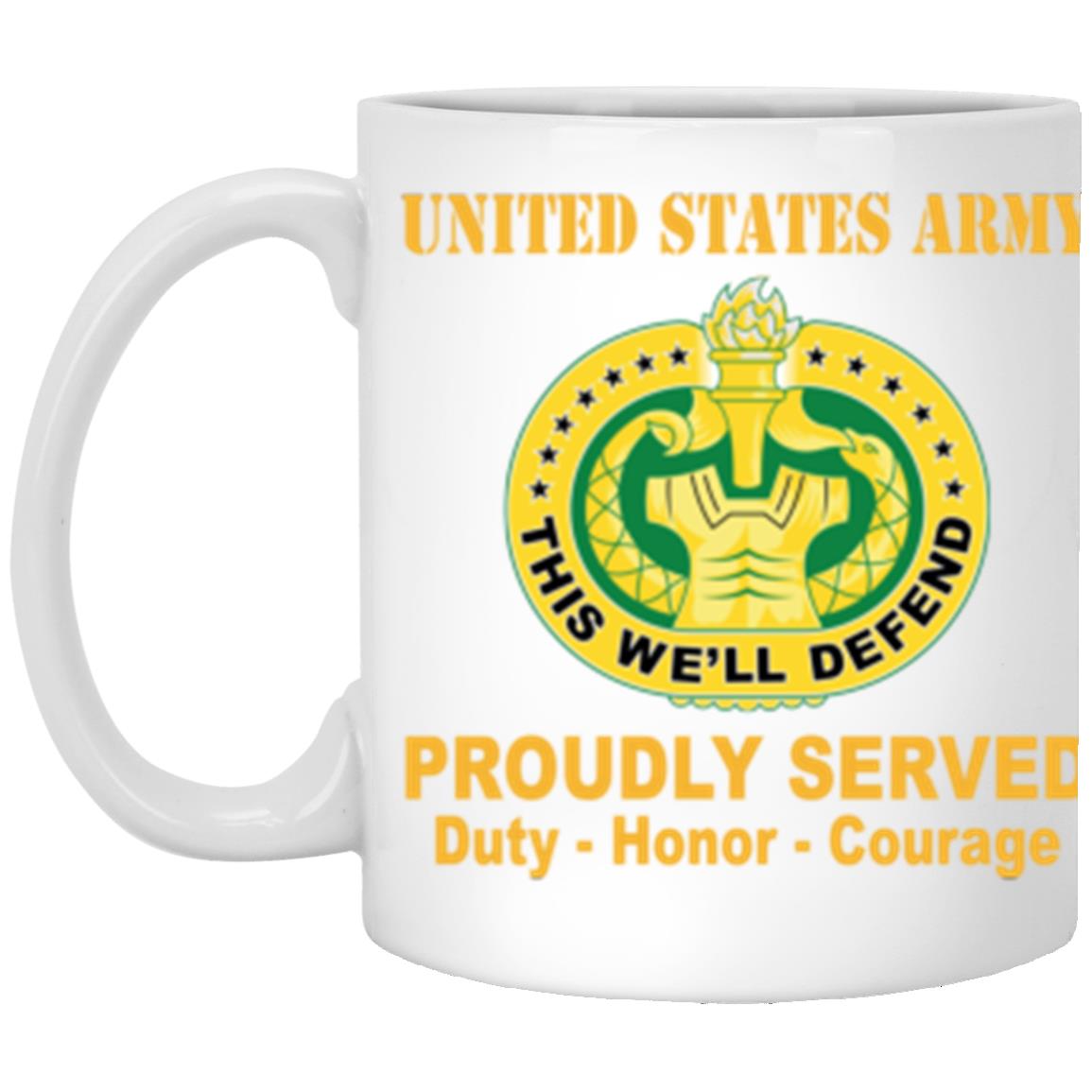 Us Army Drill Sergeant 11 Oz. White Mug