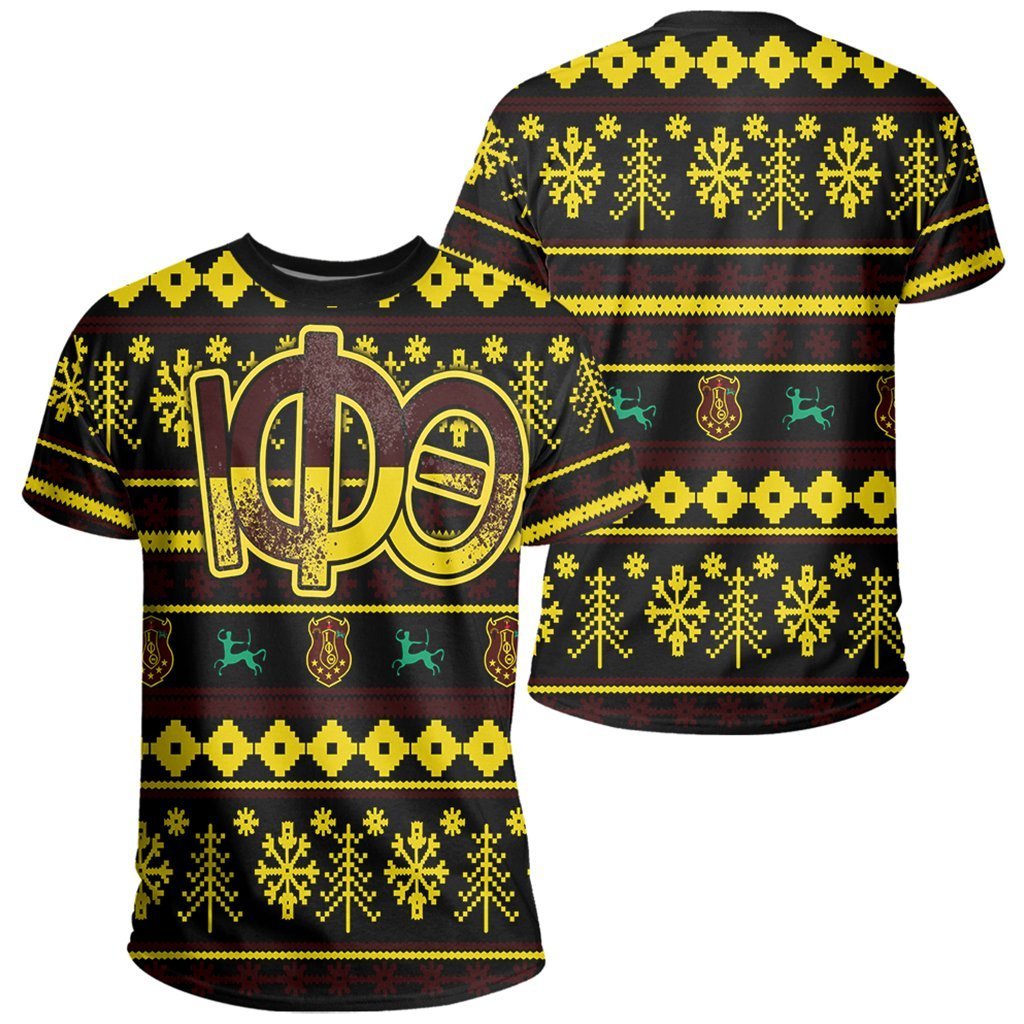 Greeklife T-Shirt – Iota Phi Theta Christmas Splatters Greeklife T-Shirt