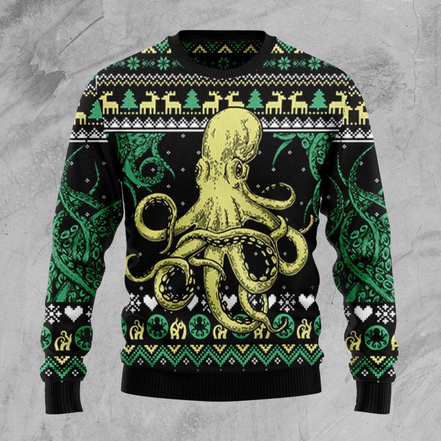 Octopus Cool D3009 Ugly Christmas Sweater unisex womens & mens, couples matching, friends, funny family ugly christmas holiday sweater gifts (plus size available) – Personalizedwitch Thanksgiving Day 2022 Gift