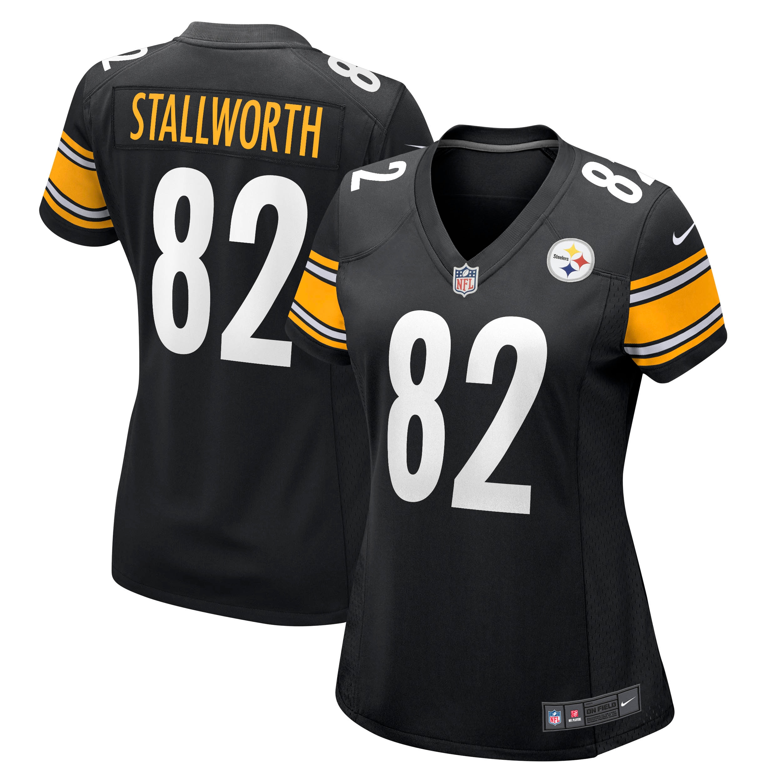 John Stallworth Pittsburgh Steelers Women's Retired Player Jersey – Black