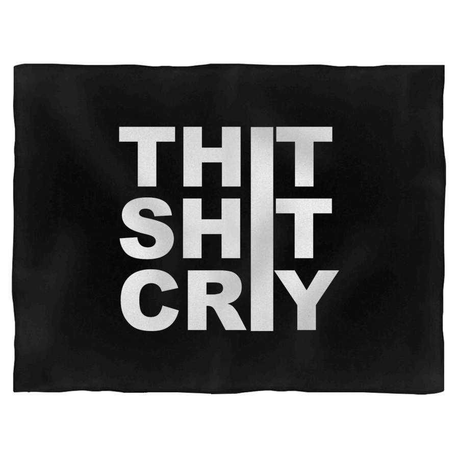 That Shit Cray Box Flower Logo Kanye West Blanket