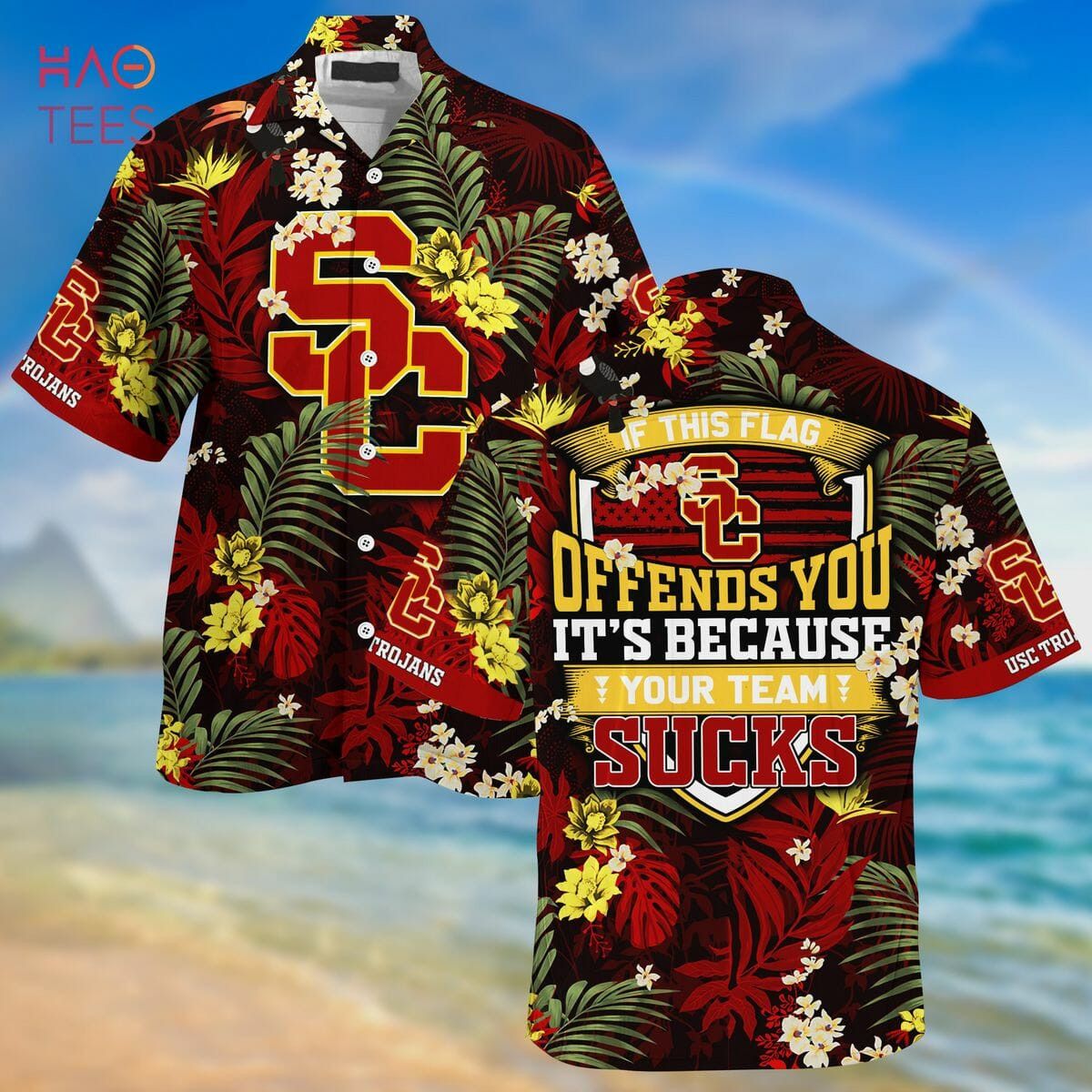 NCCA Usc Trojans Offends You Hawaiian Shirt