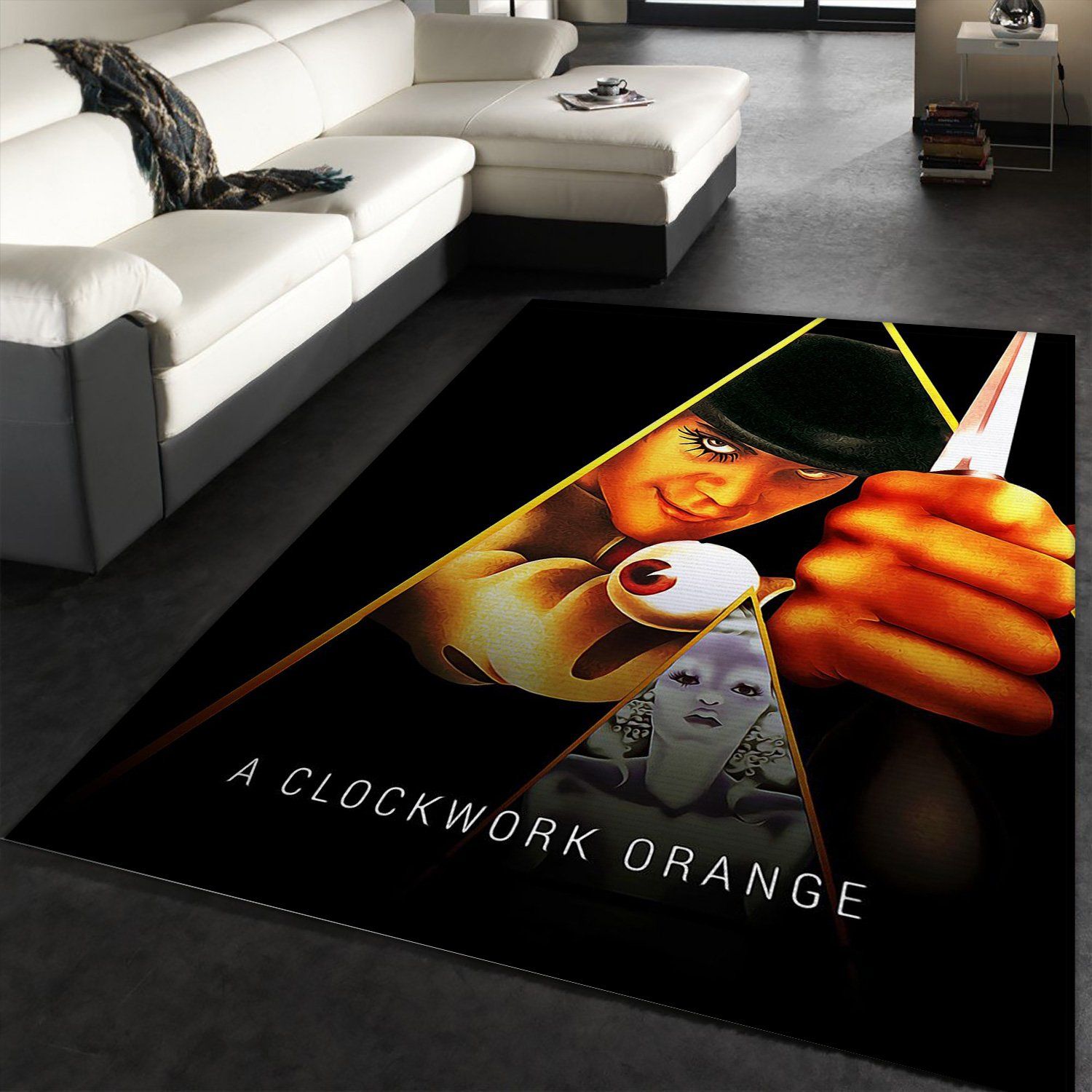 A Clockwork Orange 1971 Rug Art Painting Movie Rugs Home US Decor