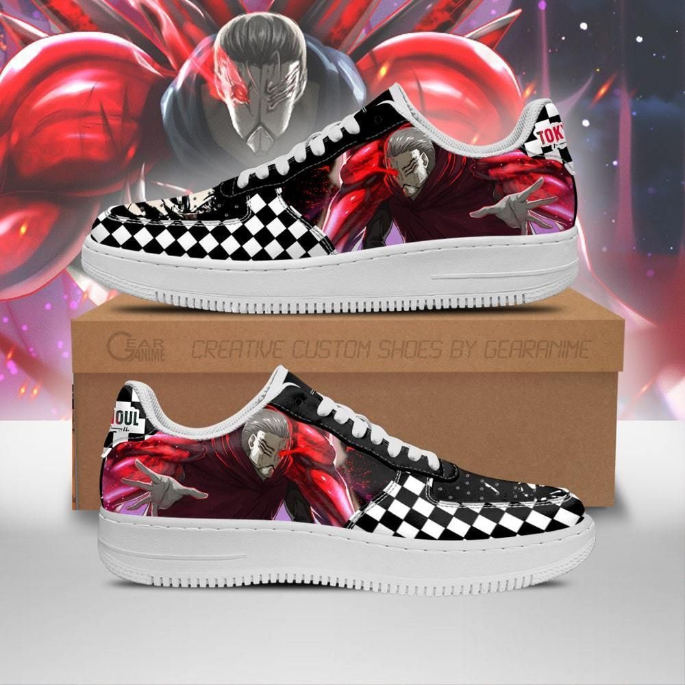 Tokyo Ghoul Yoshimura Sneakers Custom Checkerboard Shoes Anime Unisex Men Women