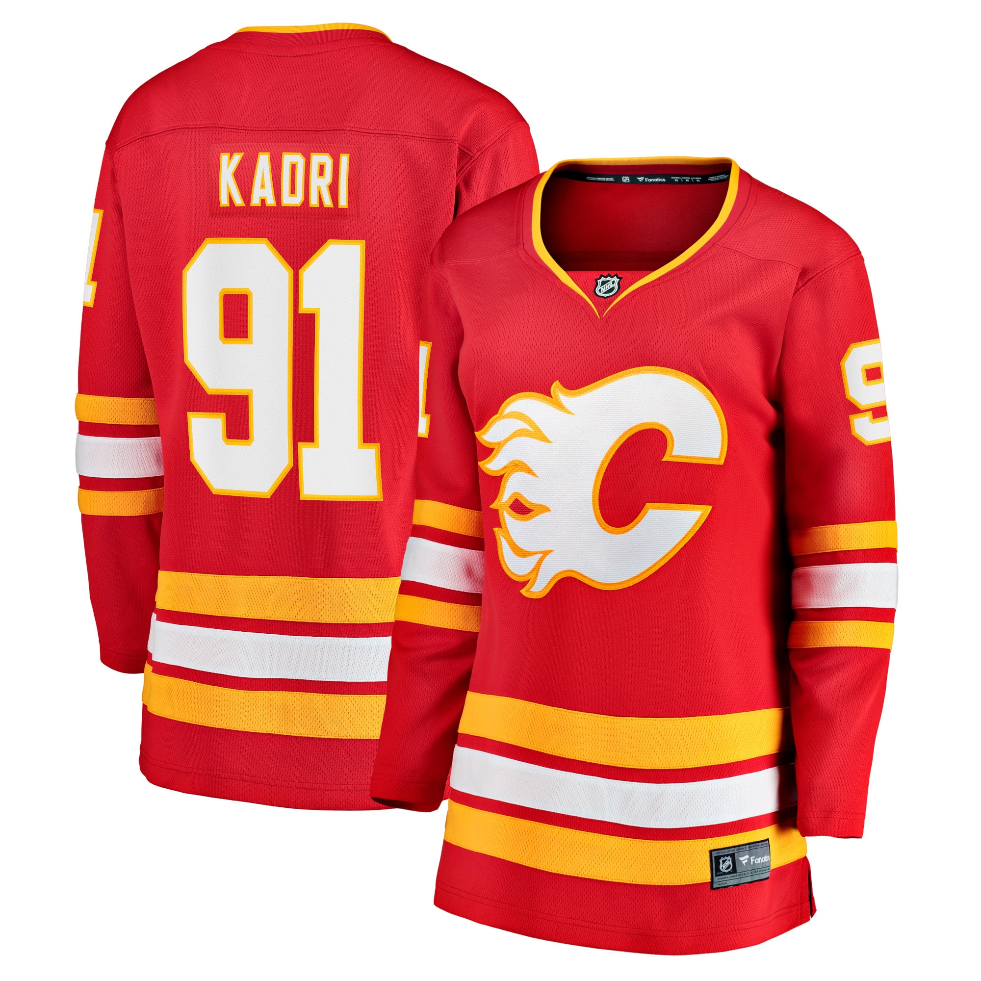 Nazem Kadri Calgary Flames Branded Women's Home Breakaway Player Jersey – Red