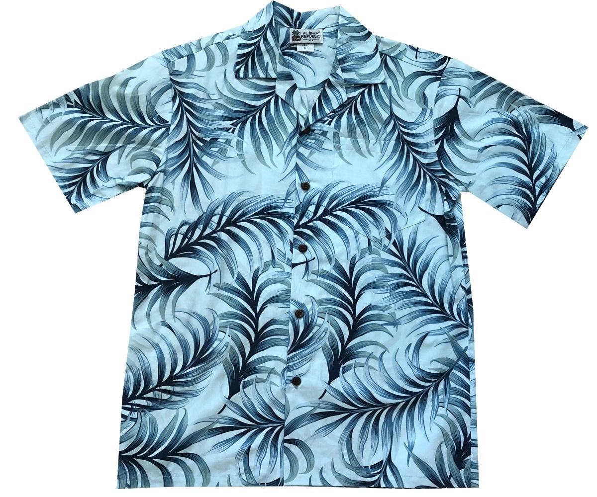 Tropical Tradewinds Blue Hawaii Summer Shirt Ha1167