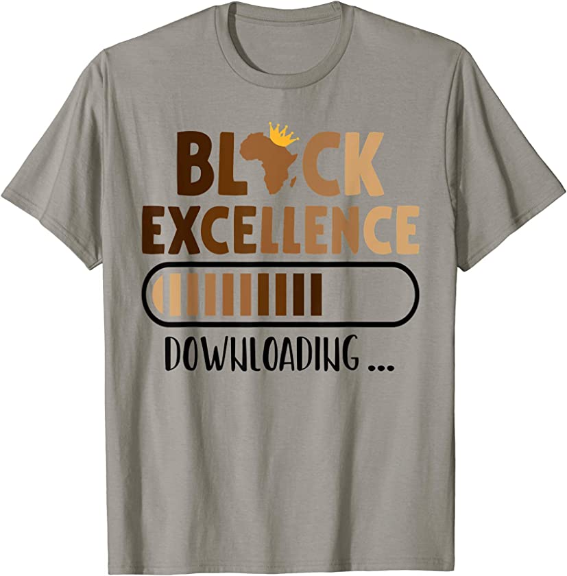 Dy Black History Month Black Excellence Loading Melanin T-Shirt