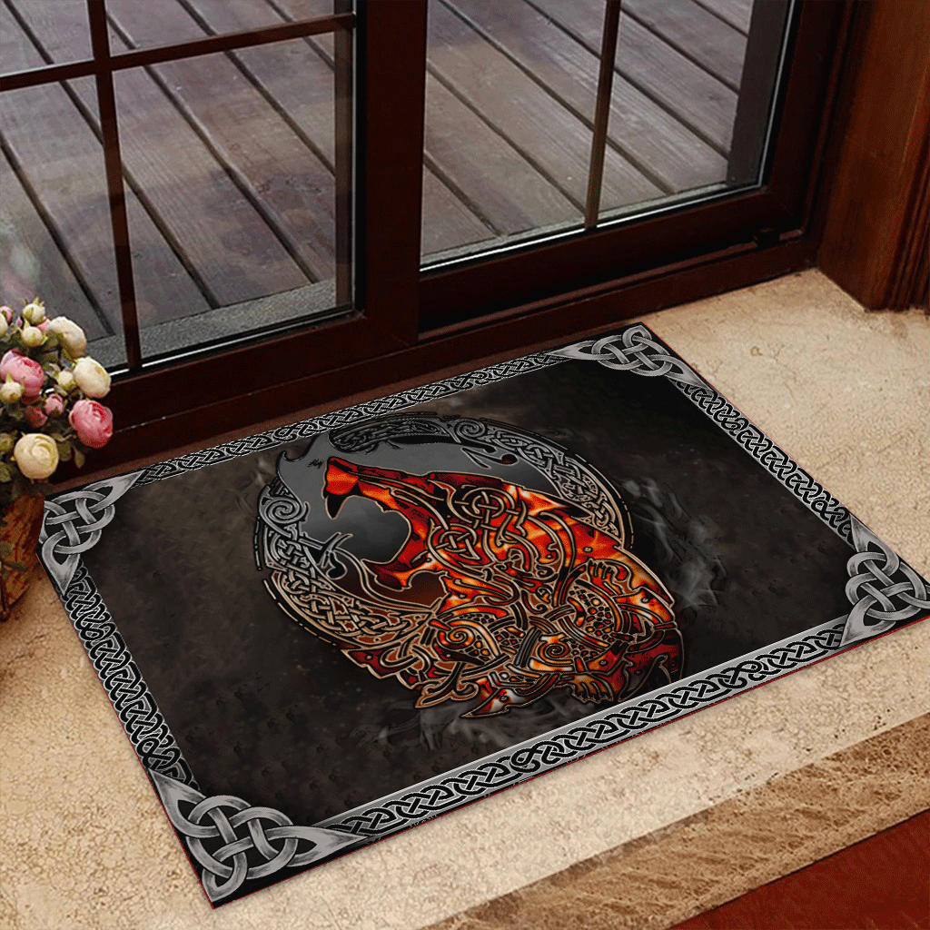 Viking-3D All Over Printed Doormat