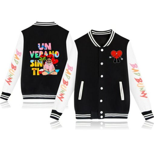 Bad Bunny 1 Baseball Jacket A95