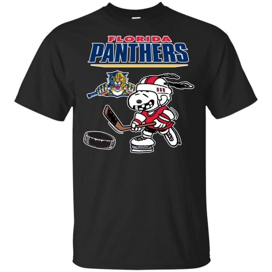 Florida Panthers Snoopy Hockey T-shirt Funny Fan Men Women