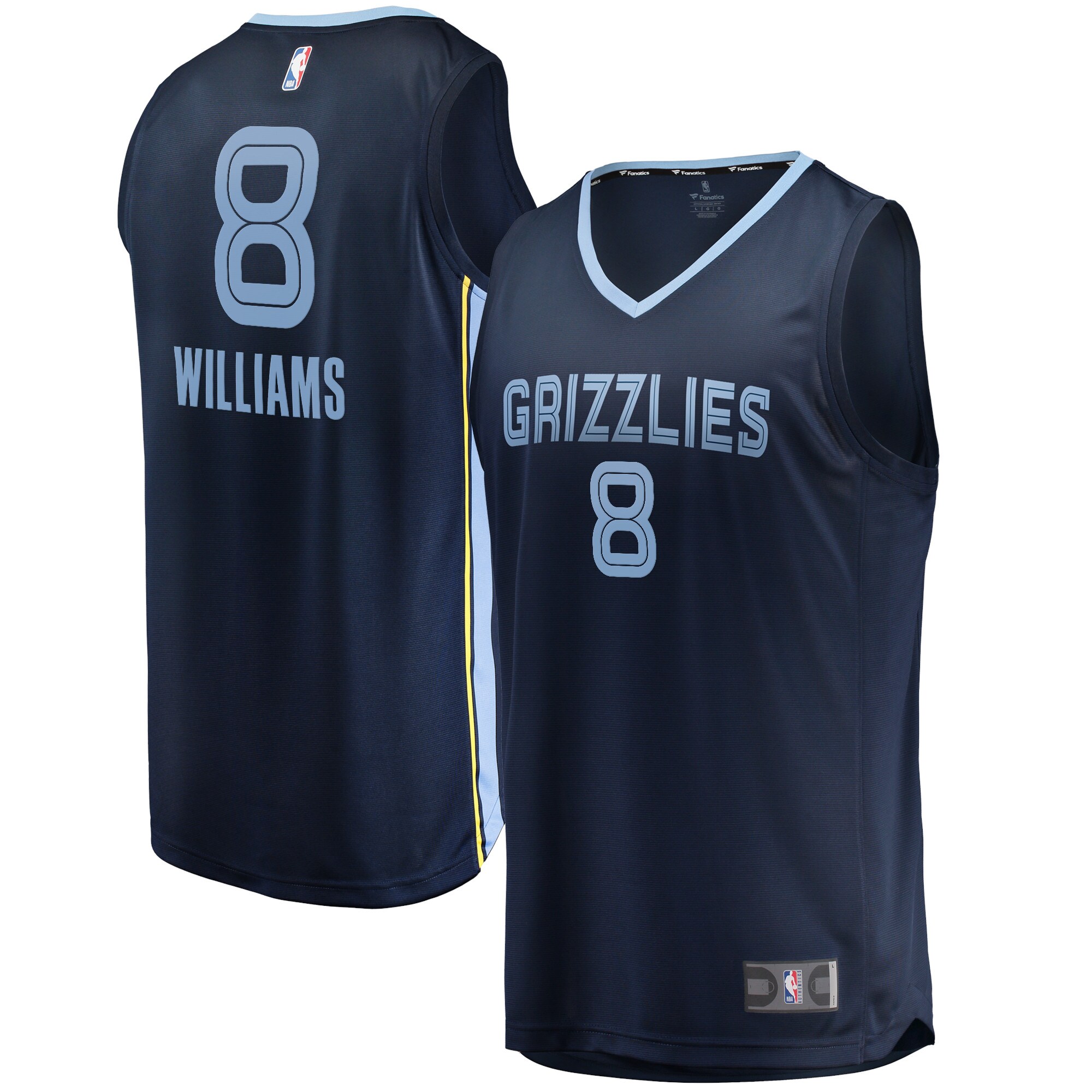 Ziaire Williams Memphis Grizzlies 2021/22 Fast Break Jersey – Icon Edition – Navy