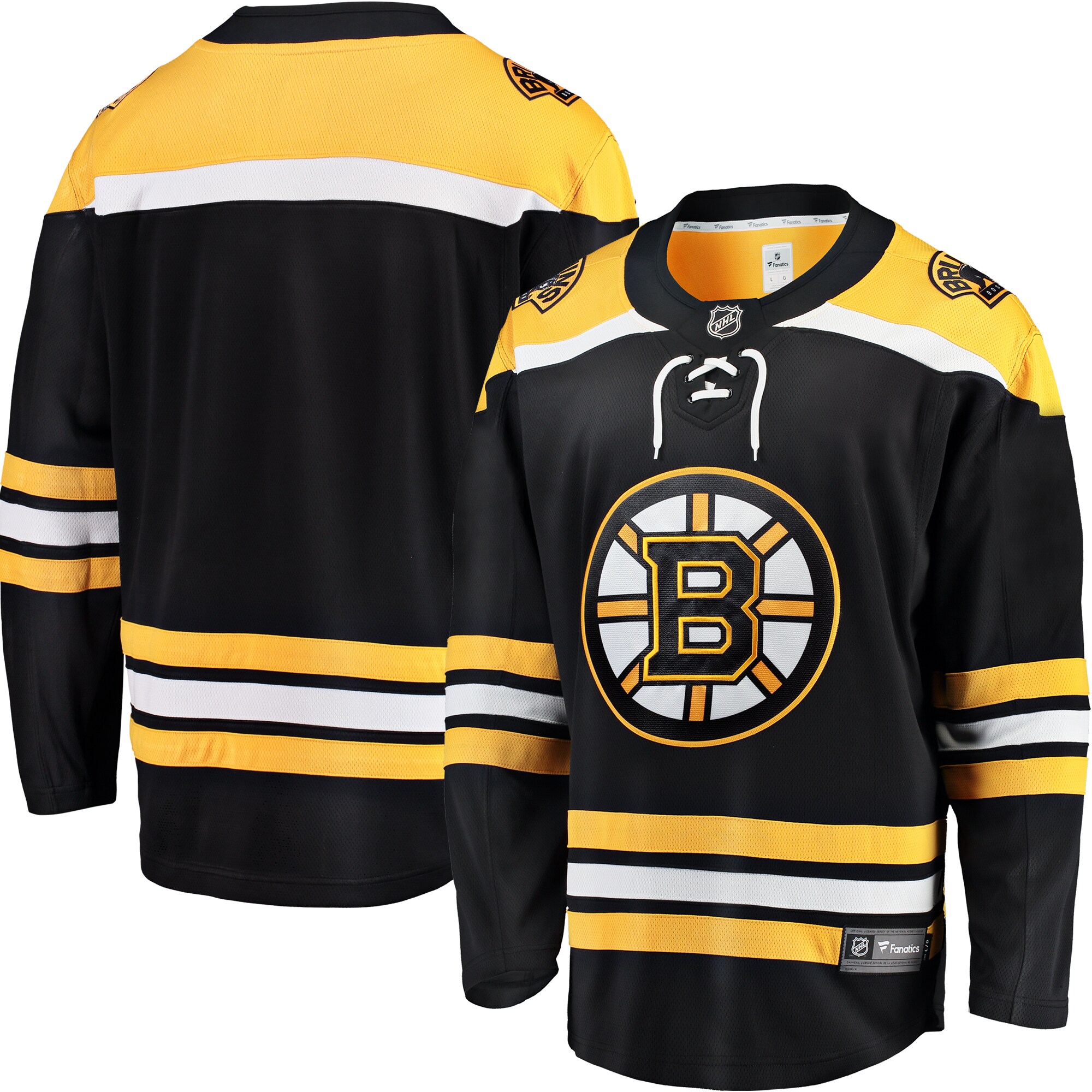 Men's Boston Bruins Black Breakaway Home Jersey