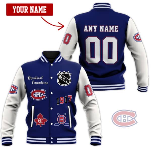 Baseball Jacket Montreal Canadiens