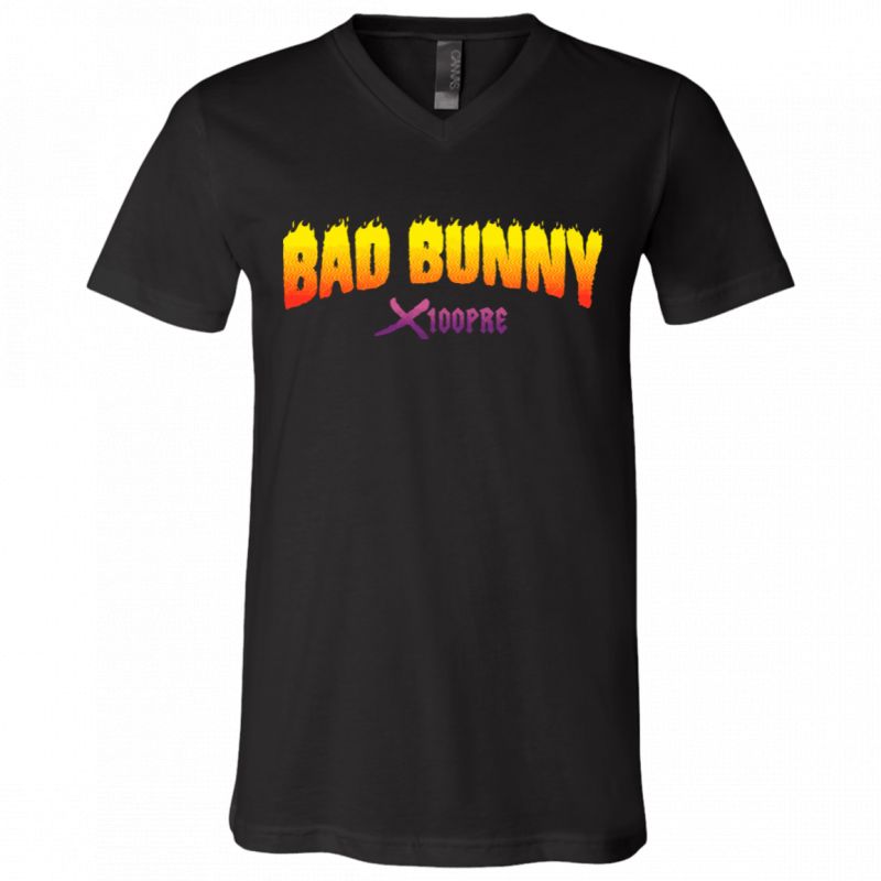 Bad Bunny X100pre Tour Merch V-neck Shirt