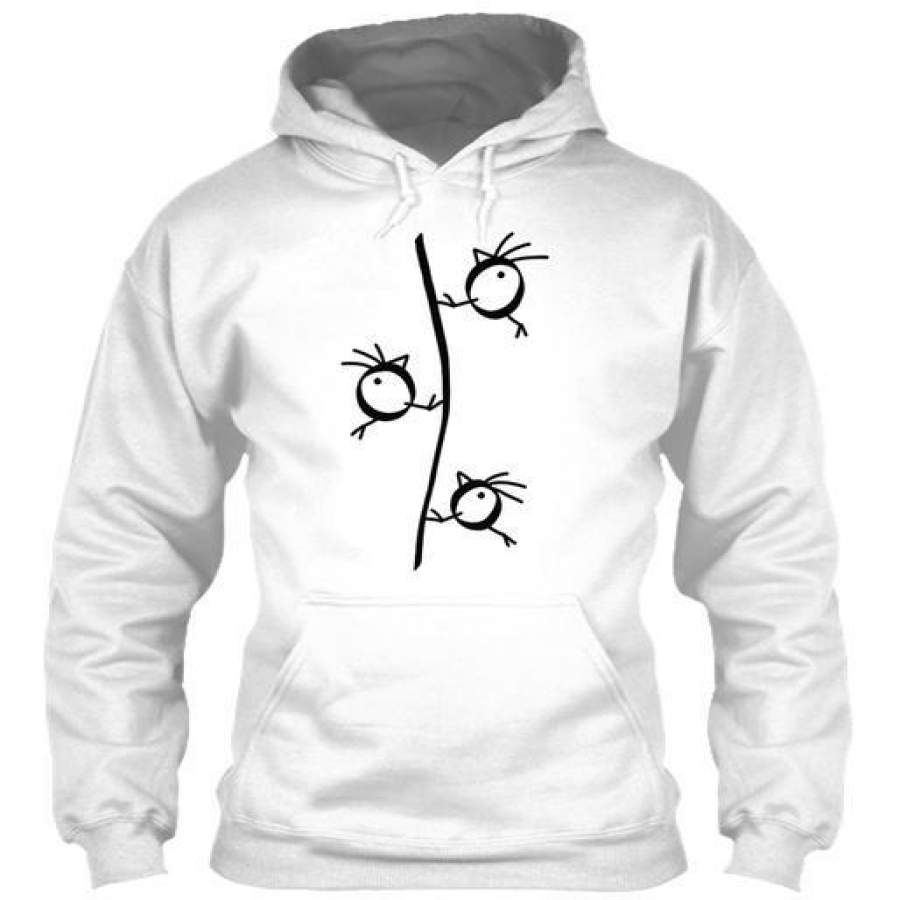 3 Climbing Birds Gildan Hoodie Sweatshirt