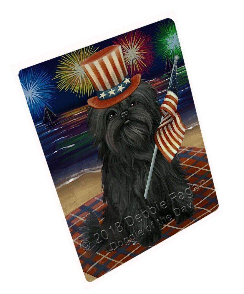 4Th Of July Firework Affenpinscher Dog Blanket Blnkt49368