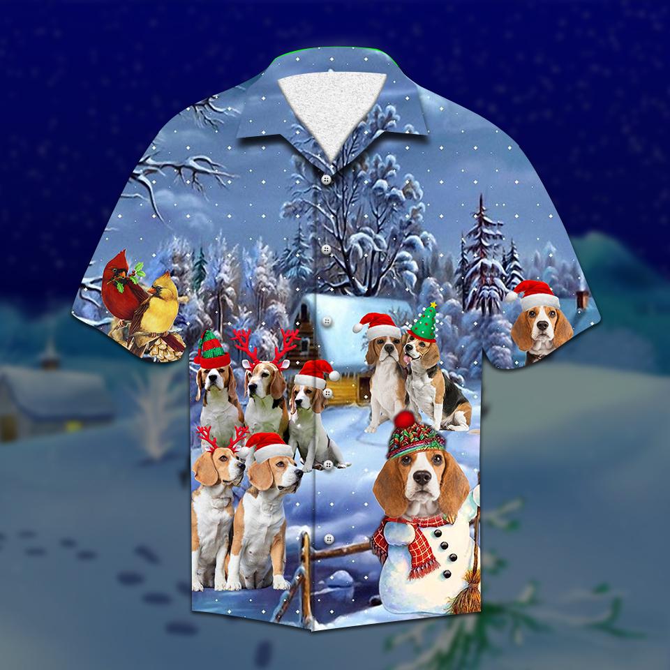 Beagle Christmas Hawaiian Shirt | Unisex | Full Size | Adult | Colorful | HW2122