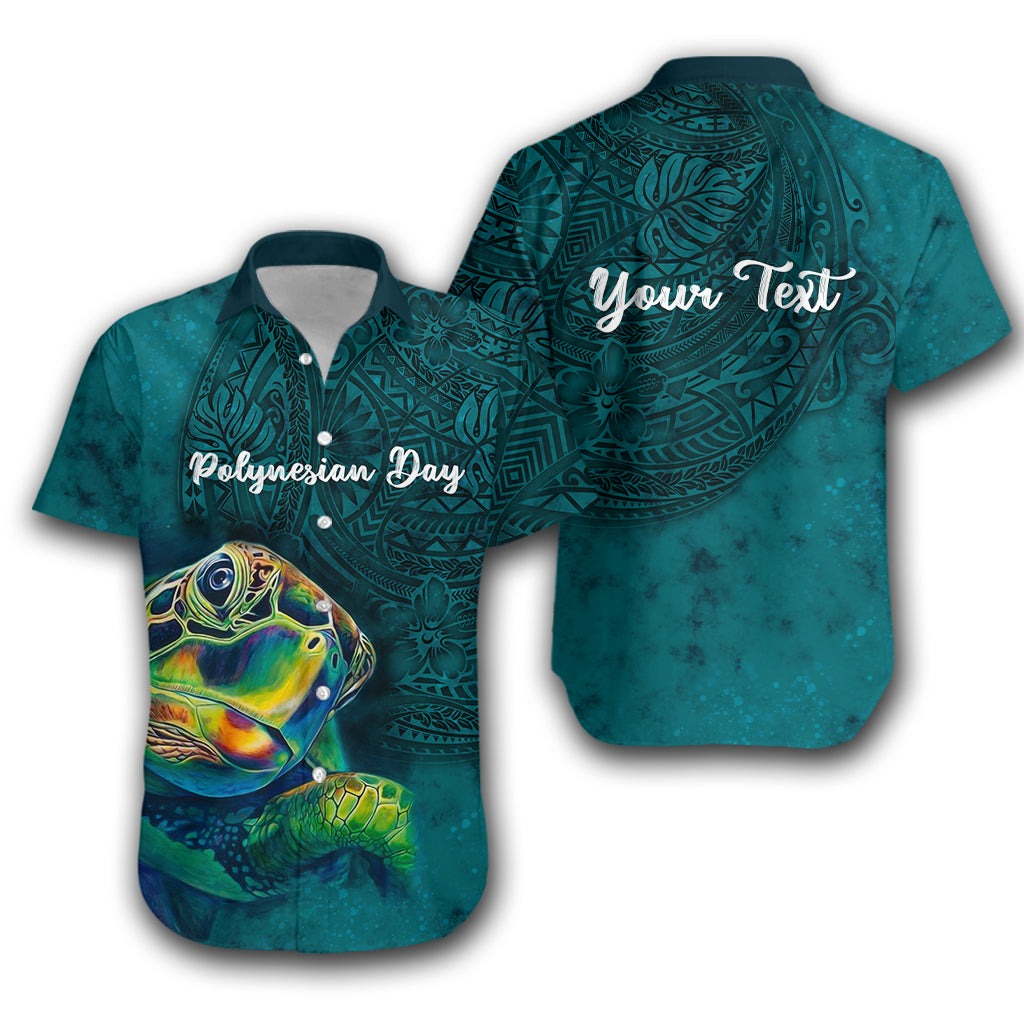 (Custom Personalised) Polynesian Day Hawaiian Shirt Ocean Style – Lt16