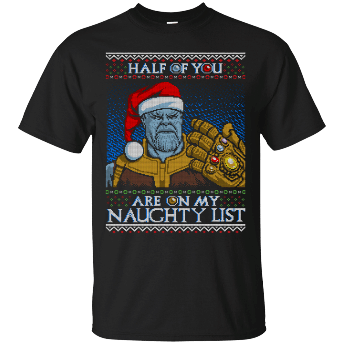 Check Out This Awesome Half Of You – Thanos Christmas Cotton Shirt