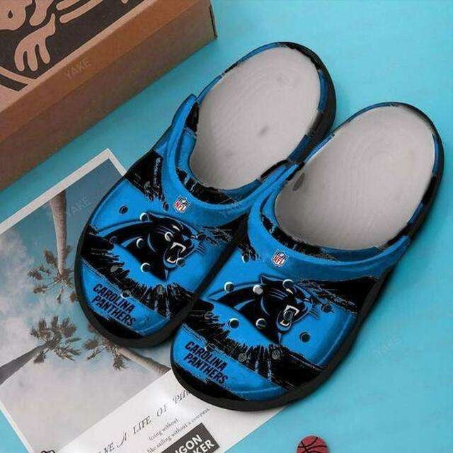 Crocs Shoes-Carolina Panthers Crocs Crocband Clogs