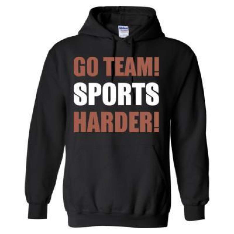 AGR Go Team Sports Harder – Heavy Blend™ Hooded Sweatshirt