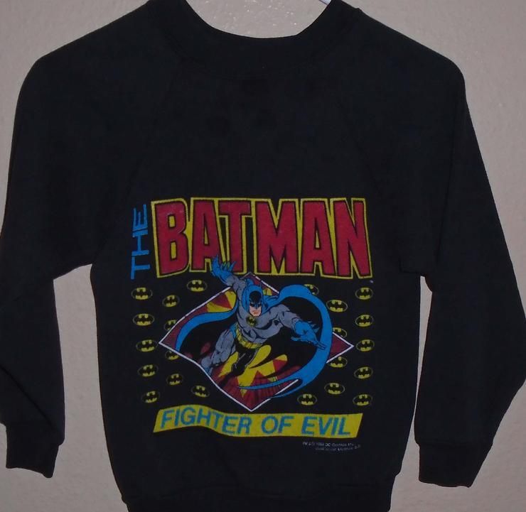 Vintage 1980 Batman 10 12 Shirt