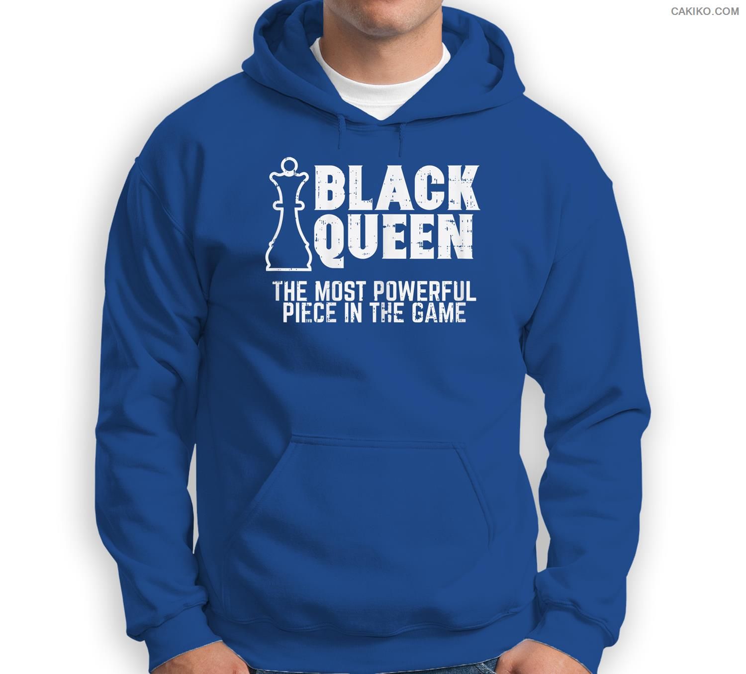 Womens Black Queen Most Powerful Chess African American Women Gift Sweatshirt & Hoodie