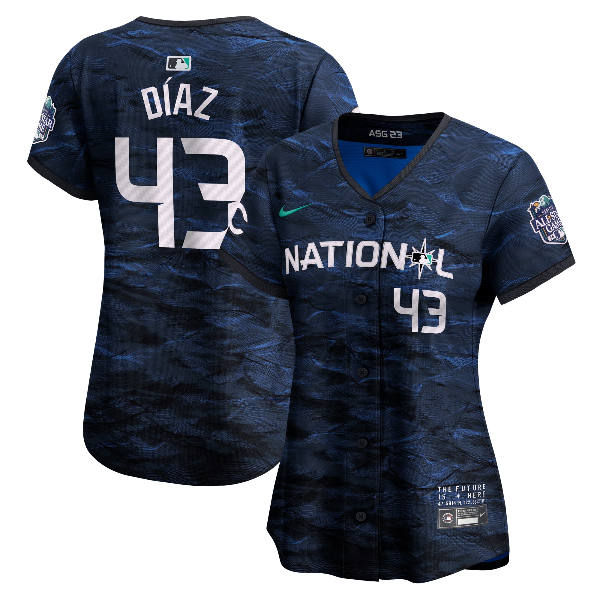 Women’s National League Alexis Diaz Royal 2023 MLB All-Star Game Limited Player Jersey