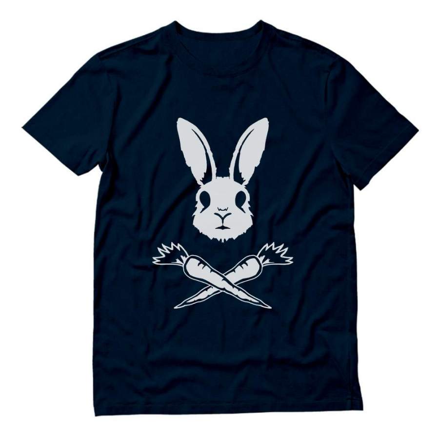 Rabbit Skull Easter Carrots Crossbones T-Shirt