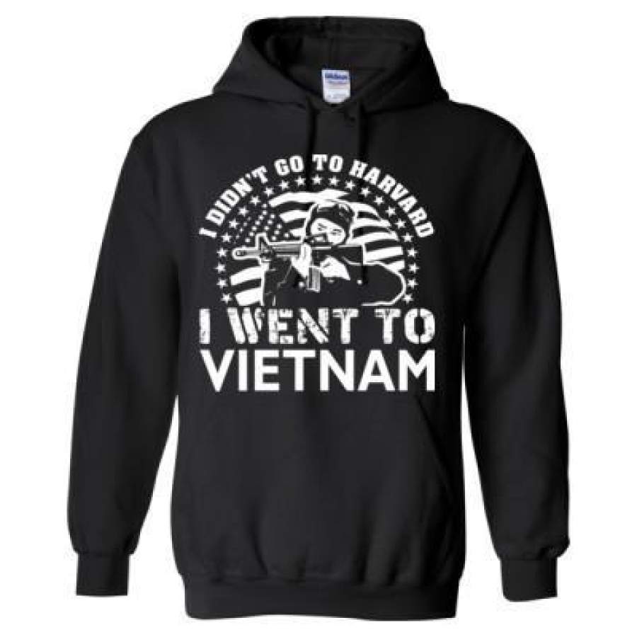 AGR I Didnot Go To Harvard I Went To Vietnam – Heavy Blend™ Hooded Sweatshirt