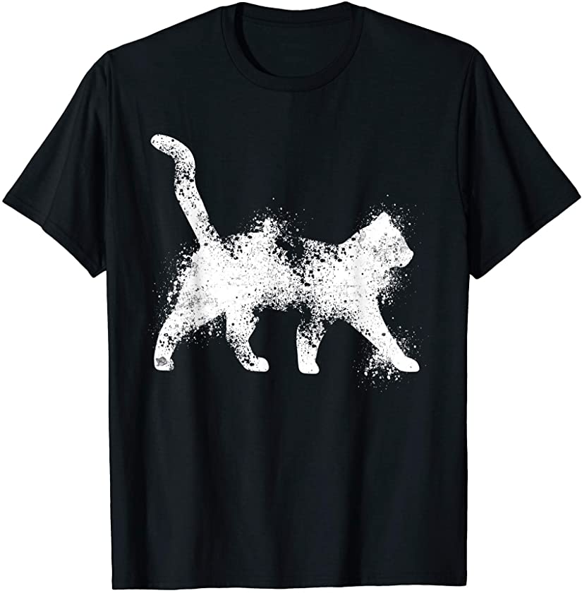 Nature Lover | Forest Animal Silhouette | Kitty Kitten Cat T-Shirt