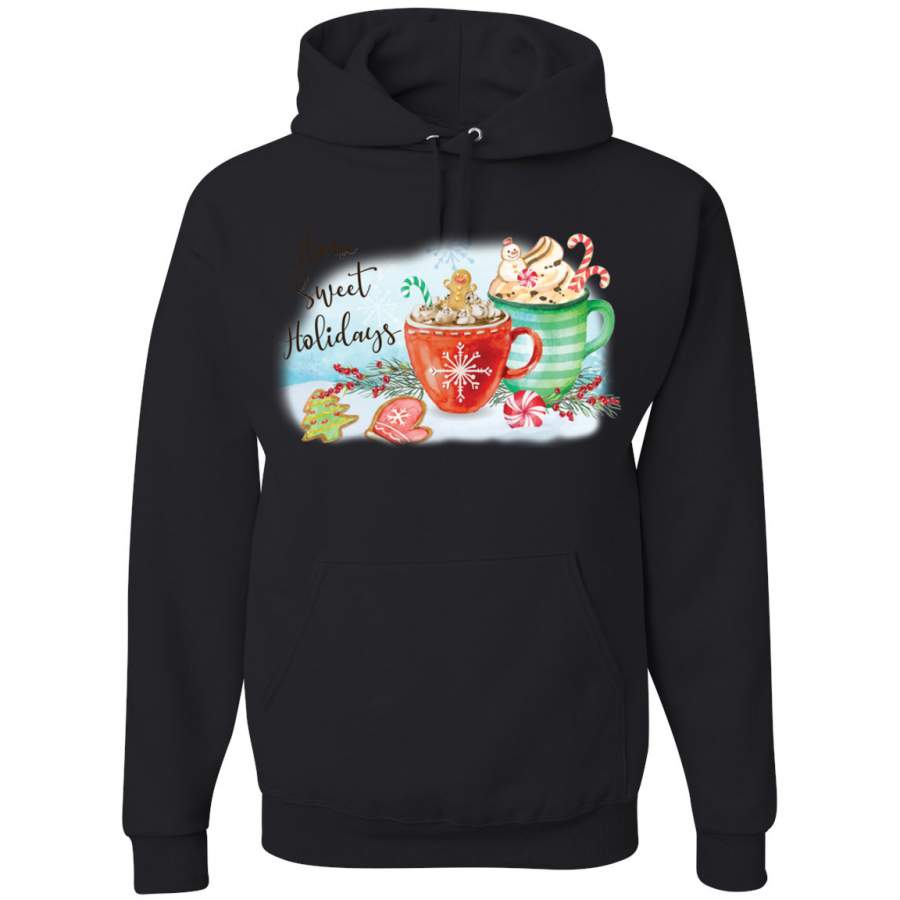 Home Sweet Holidays Christmas Unisex Graphic Hoodie Sweatshirt