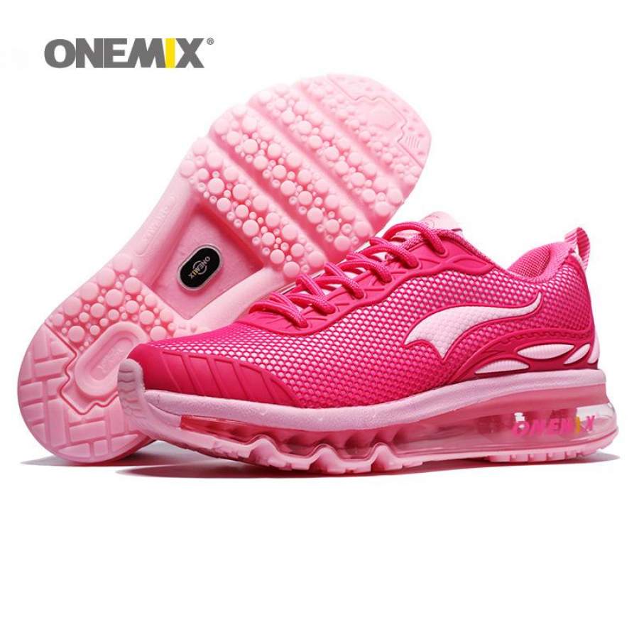 ONEMIX Max Men Running Shoes Women Nice Trends Run Athletic Trainers Red Zapatillas Sports Shoe Cushion Outdoor Walking Sneakers