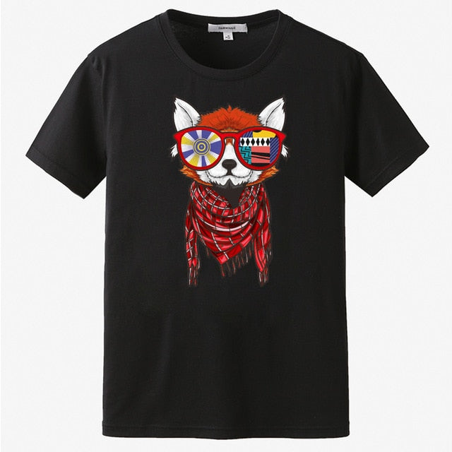 Red Panda Led Glow Tee