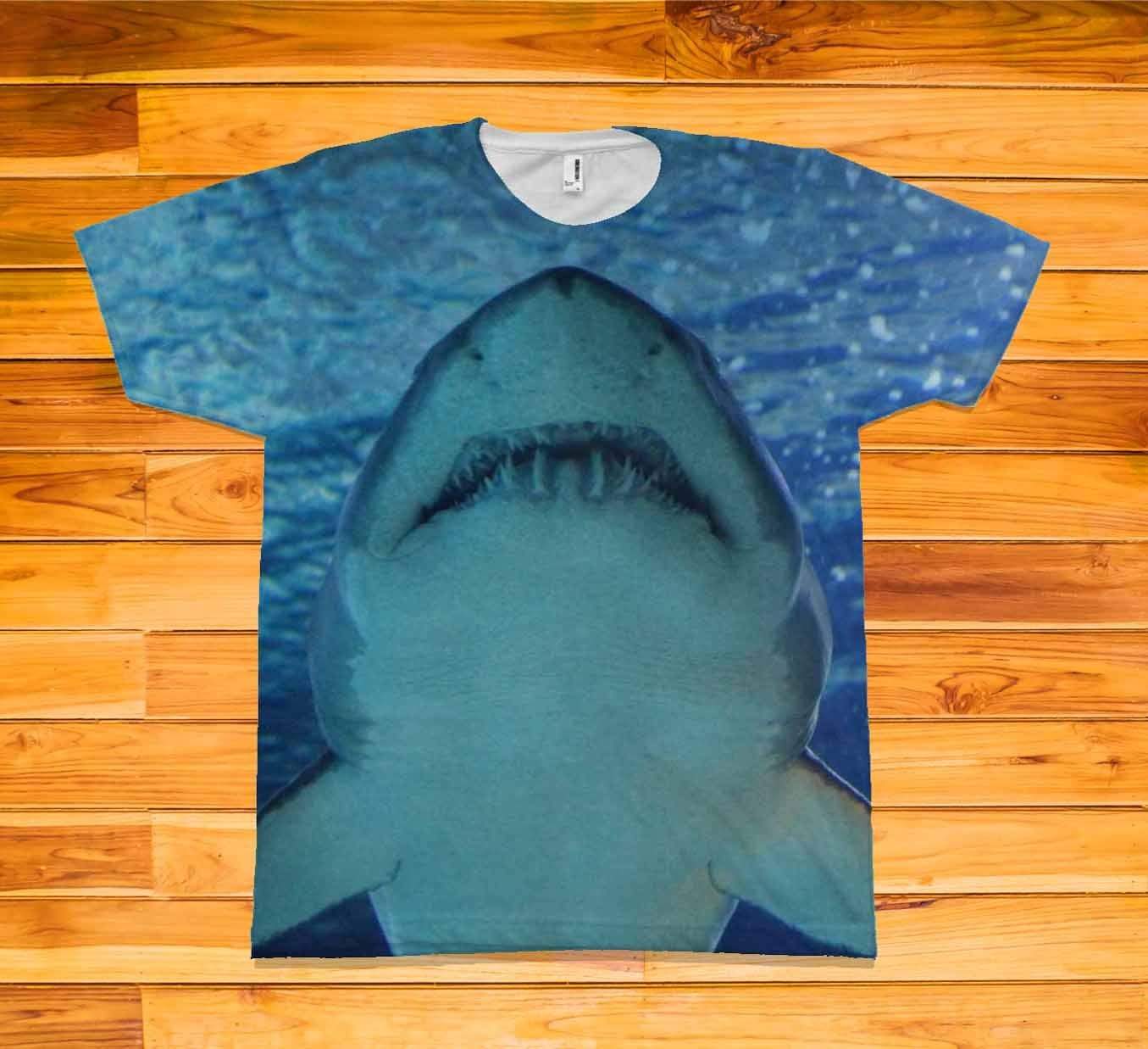 Shark Design Graphic Tee