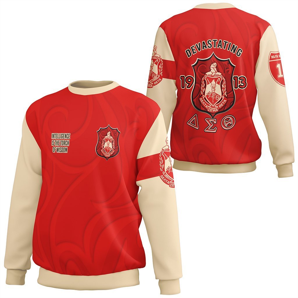 Greek Life Sweatshirt – Delta Sigma Theta – Devastating Sweatshirt J0