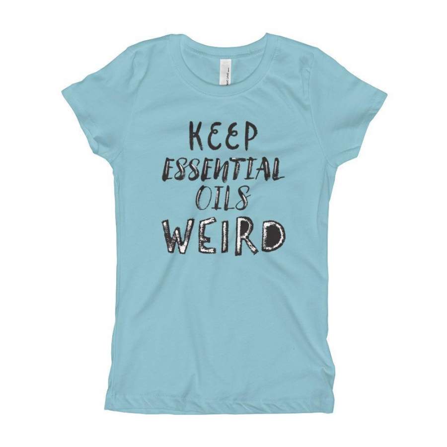 YOUTH | Girl’s Princess Cut Tee – Keep Essential Oils Weird