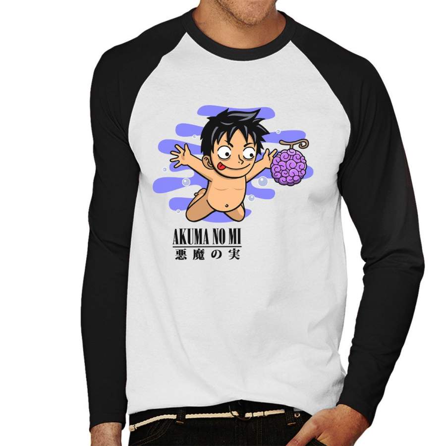 Pirate Mind One Piece Men’s Baseball Long Sleeved T-shirt