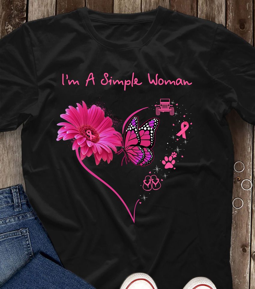 I’m A Simple Woman Butterfly Standard T-Shirt